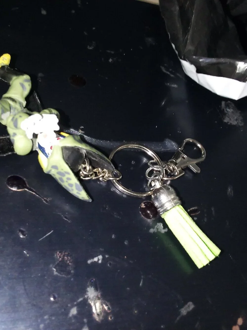 DragonBall Z Cell Keychain Bag Charm with Tassel